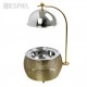Espiel CHAFFING DISH ΜΕ ΒΑΣΗ ΣΤΗΡ. ΚΑΠ. ΚΑΙ ΔΙΠΛΟ ΔΟΧΕΙΟ SS/ΑΛΟΥΜ/ΣΙΔΗΡ. ΧΡΥΣΟ 2500ML GEL WAX 30Χ30Χ33-55ΕΚ