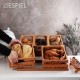 Espiel WOOD-WELL ΒΑΣΗ ΛΟΞΗ ΞΥΛΙΝΗ ΓΙΑ ΚΑΦΑΣΙΑ GN1/1 32,50Χ53,50Χ10/0,5ΕΚ