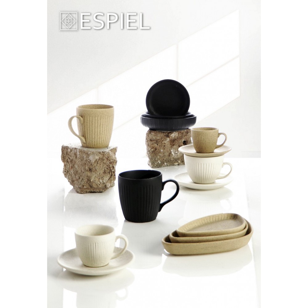 Espiel DIS. GOBI SAND HANDMADE ΦΛΙΤΖΑΝΙ & ΠΙΑΤΑΚΙ JUMBO ΜΠΕΖ MAT 400CC 16Χ16Χ8,5ΕΚ
