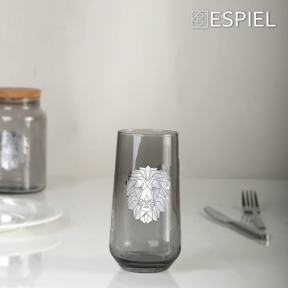 Espiel DIS. JUNGLE LION ΑΣΗΜΙ ΔΟΧΕΙΟ ΜΕ ΚΑΠΑΚΙ 890ML 10X14,5EK