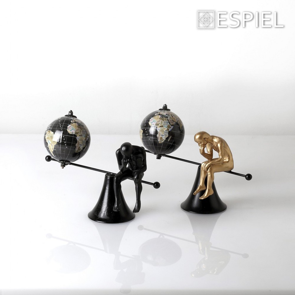 Espiel ΑΝΤΡΙΚΗ ΦΙΓΟΥΡΑ ΚΑΙ ΥΔΡΟΓΕΙΟΣ ΠΕΡΙΣΤΡ. ΣΕ ΒΑΣΗ ΠΟΛΥΡΕΖ. ΜΑΥΡΟ 15,5ΕΚ