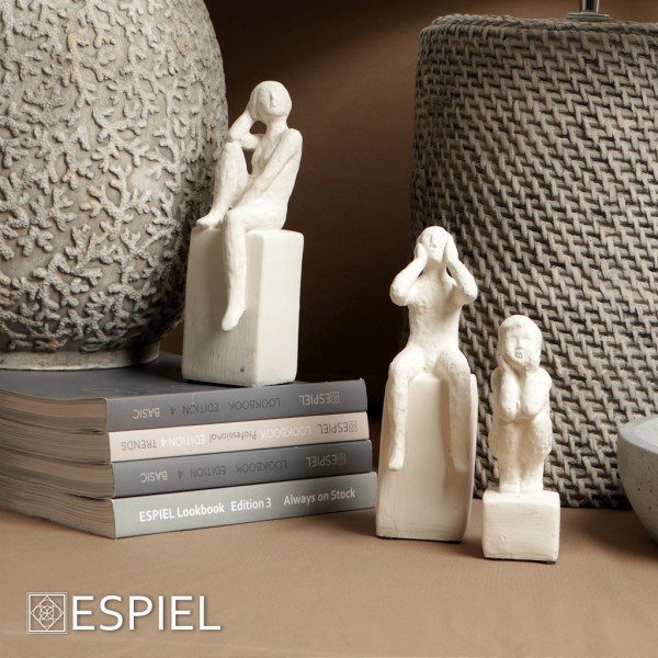 Espiel ΚΑΘΙΣΤΗ ΦΙΓΟΥΡΑ ΣΕ ΒΑΣΗ ΠΟΛΥΡΕΖ. ΛΕΥΚΟ 6Χ4,5Χ14,5ΕΚ