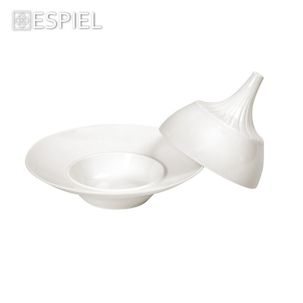 Espiel SIDERS ΠΙΑΤΑΚΙ ΒΑΘΥ ΜΕ ΚΑΜΠΑΝΑ ΣΤΡΟΓΓ. IVORY 18Χ18Χ13ΕΚ