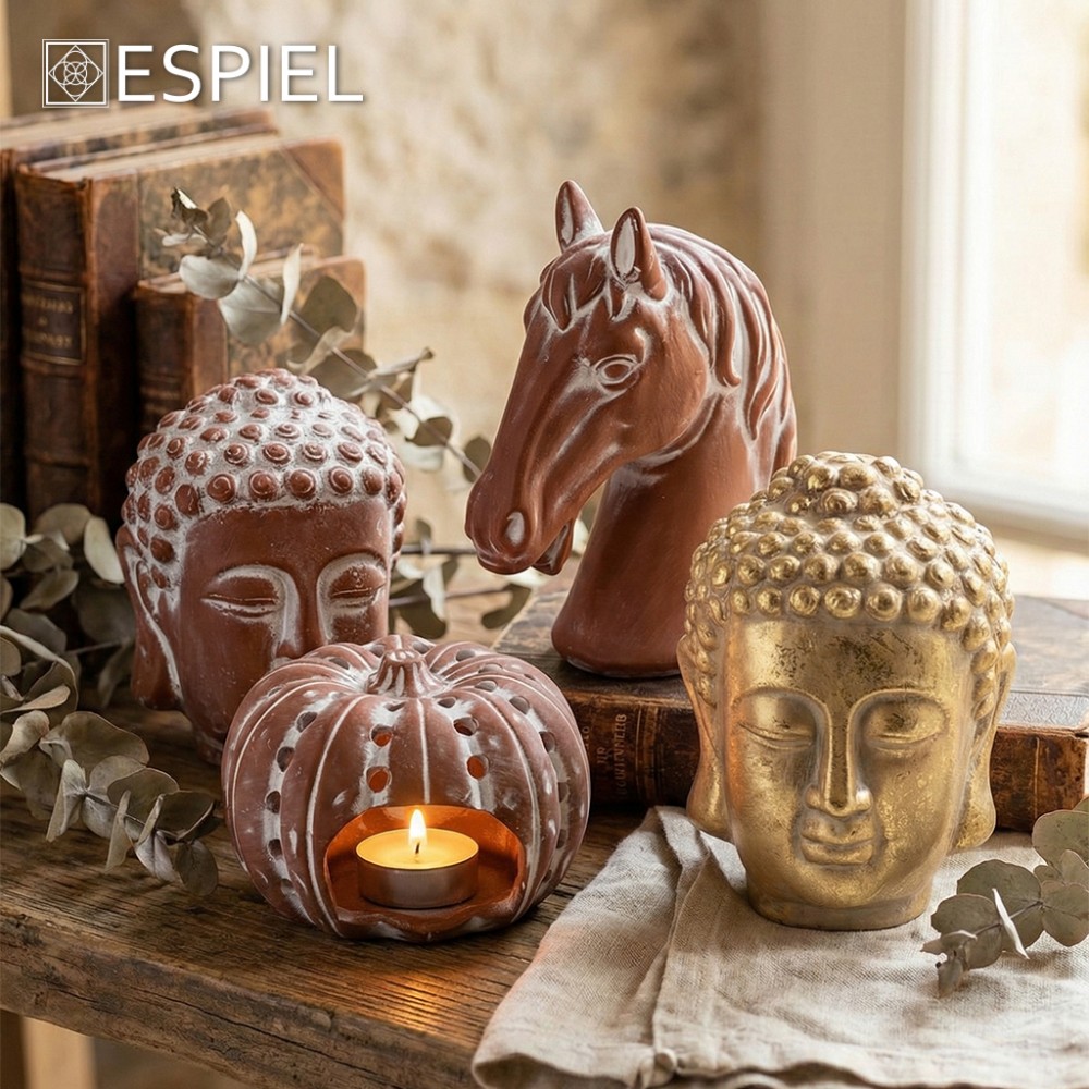 Espiel ΚΕΦΑΛΙ ΑΛΟΓΟΥ TERACOTTA 15Χ7,5Χ19ΕΚ.