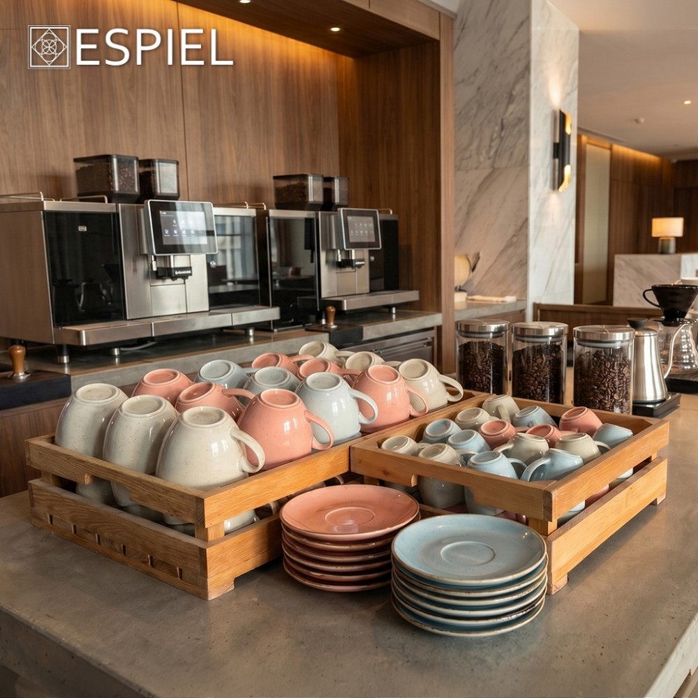 Espiel ΚΑΦΑΣΙ ΞΥΛΙΝΟ GN1/2 32,40Χ26,40Χ11ΕΚ. (smA)