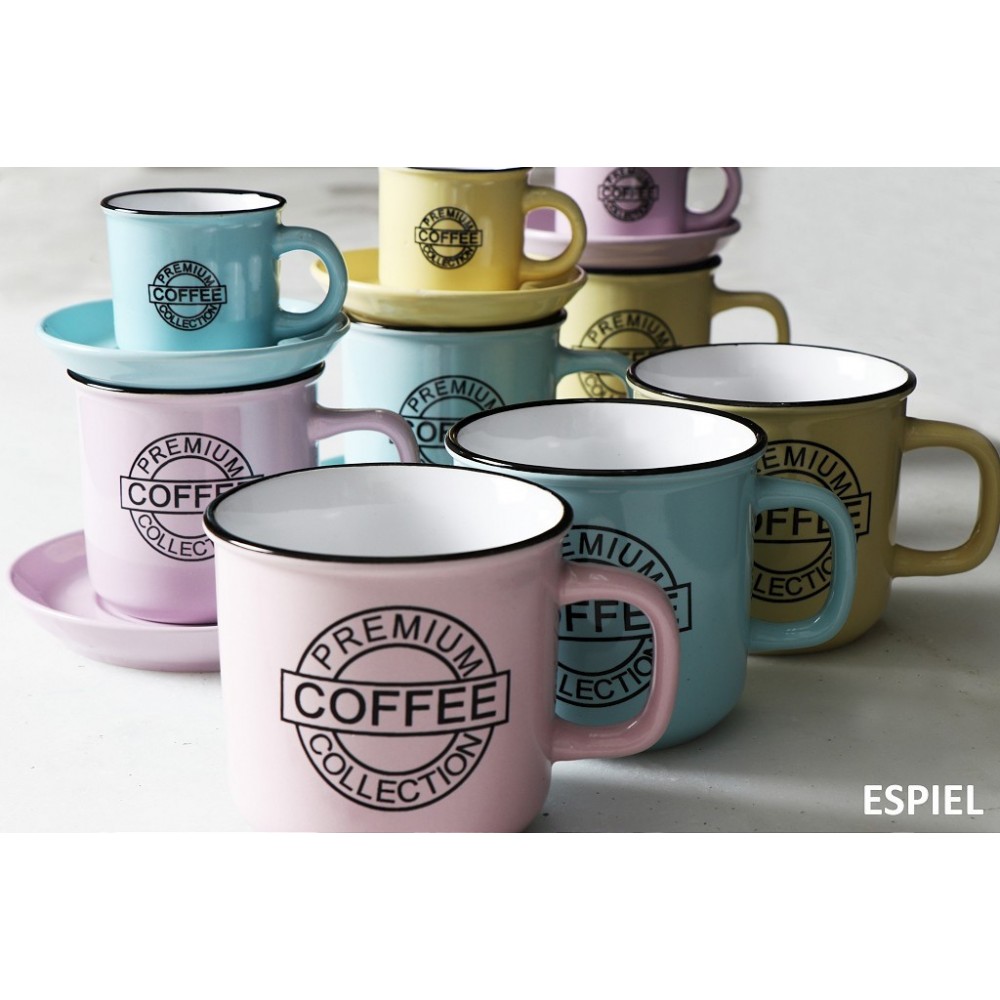 Espiel DIS. COFFEE ΦΛΙΤΖ.&ΠΙΑΤ. ESPRESSO  ΡΟΖ 90ML 11x6.3EK