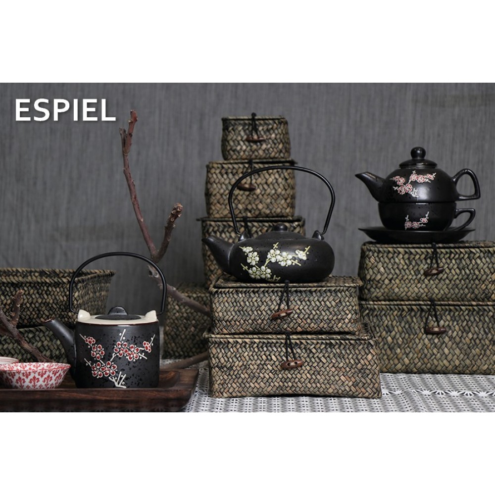 Espiel ΤΡΑΠΕΖΟΜΑΝΤΗΛΟ ΓΚΡΙ-ΑΣΠΡΟ ΒΑΜΒΑΚ. 140χ180 ΕΚ