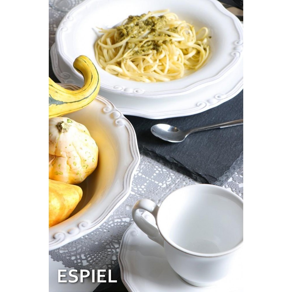 Espiel DIS. TIFFANY ΠΙΑΤΕΛΑ ΟΒΑΛ ΛΕΥΚΗ 32χ21ΕΚ. (sm)