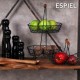 Espiel ΚΑΛΑΘΙ ΜΕΤΑΛ. ΜΑΥΡΟ 23Χ15Χ15ΕΚ.