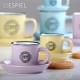 Espiel DIS. COFFEE ΦΛΙΤΖ.&ΠΙΑΤ. ESPRESSO  ΡΟΖ 90ML 11x6.3EK