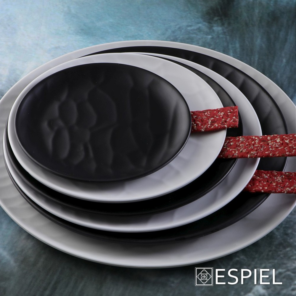 Espiel BLACK ΠΙΑΤΟ ΡΗΧΟ ΣΤΡΟΓΓ. 17ΕΚ WAVY MATTE ΜΕΛΑΜΙΝΗΣ