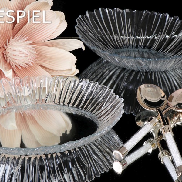 Espiel ΚΟΥΤΑΛΕΣ ΣΕΡΒΙΡΙΣΜΑΤΟΣ ΣΕΤ 2ΤΜΧ ΜΕ ΚΡΥΣΤΑΛΛ 27EK