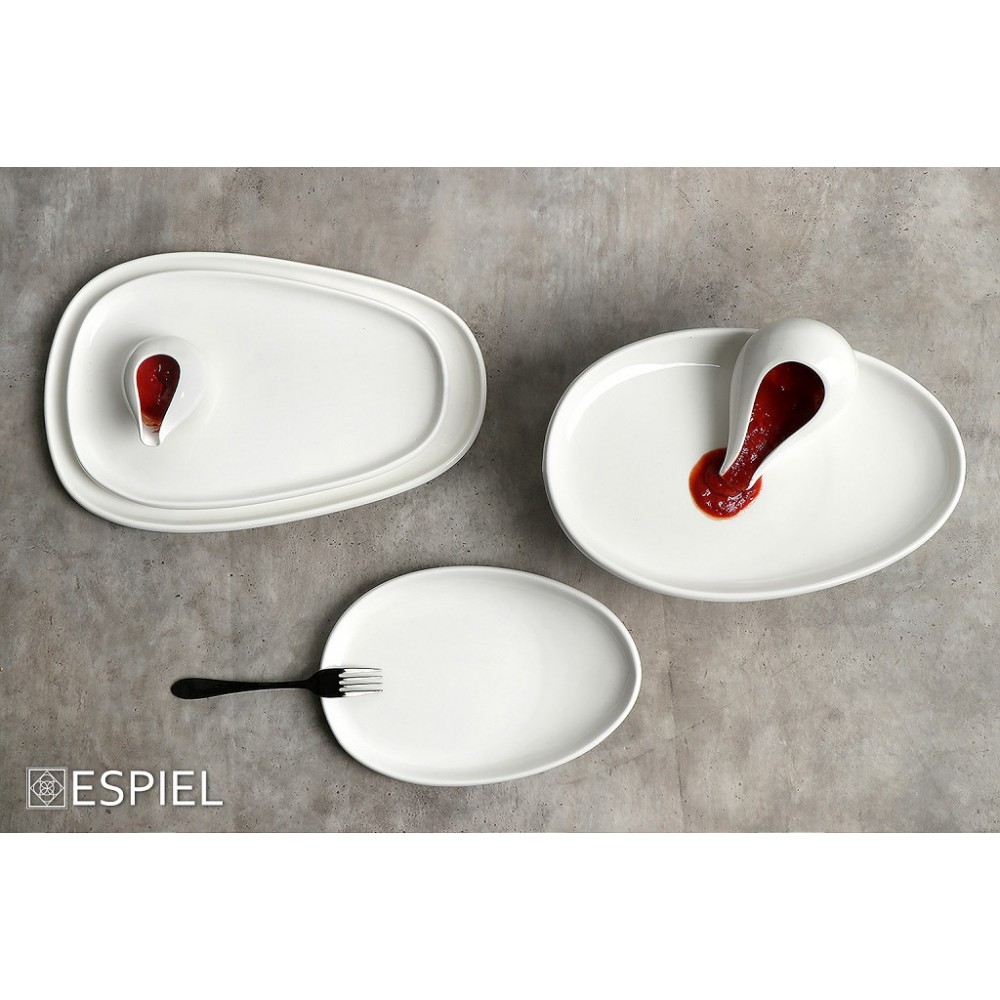 Espiel SIDERS ΠΙΑΤΕΛΑ ΛΟΞΗ ΤΡΙΓ. IVORY 26Χ17,5Χ4,7ΕΚ