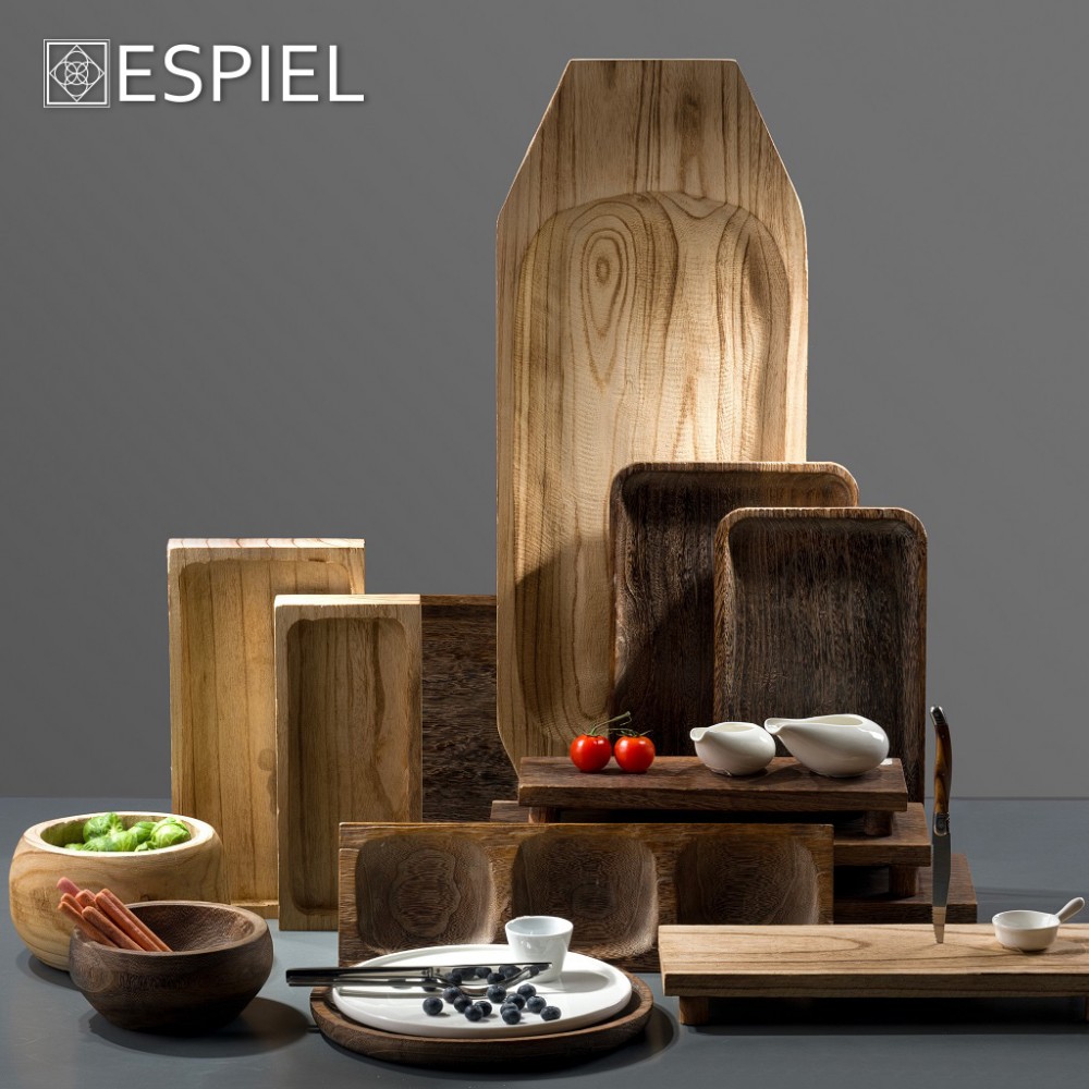 Espiel ΠΛΑΤΩ ΣΕΡΒ. XXL ΟΡΘΟΓ. ΦΥΣ. ΞΥΛΟ 80Χ30Χ4ΕΚ
