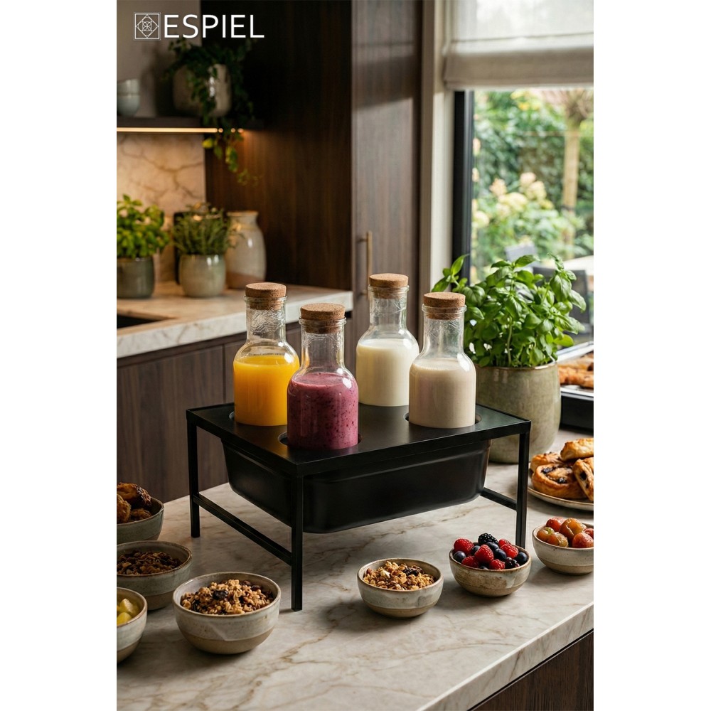 Espiel ΜΠΟΥΚΑΛΙ ΓΥΑΛ. ΔΙΑΦΑΝΕΣ ΜΕ ΚΑΠΑΚΙ ΦΕΛΛΟ 1000ML 27,8ΕΚ (smA)