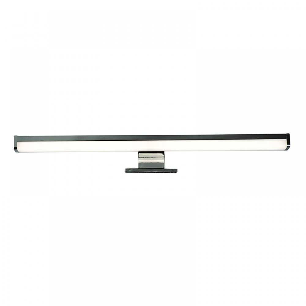 InLight Επιτοίχιο φωτιστικό LED 15W 4000K από πλαστικό σε χρώμιο απόχρωση D:60cm (1043-Α)