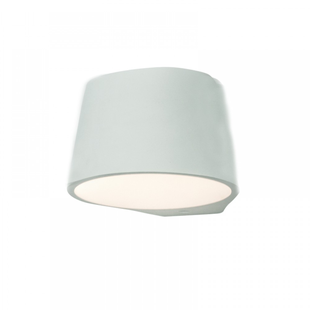 InLight Επιτοίχιο φωτιστικό λευκό από γύψο 1XE14 D:15,5cm (43375)