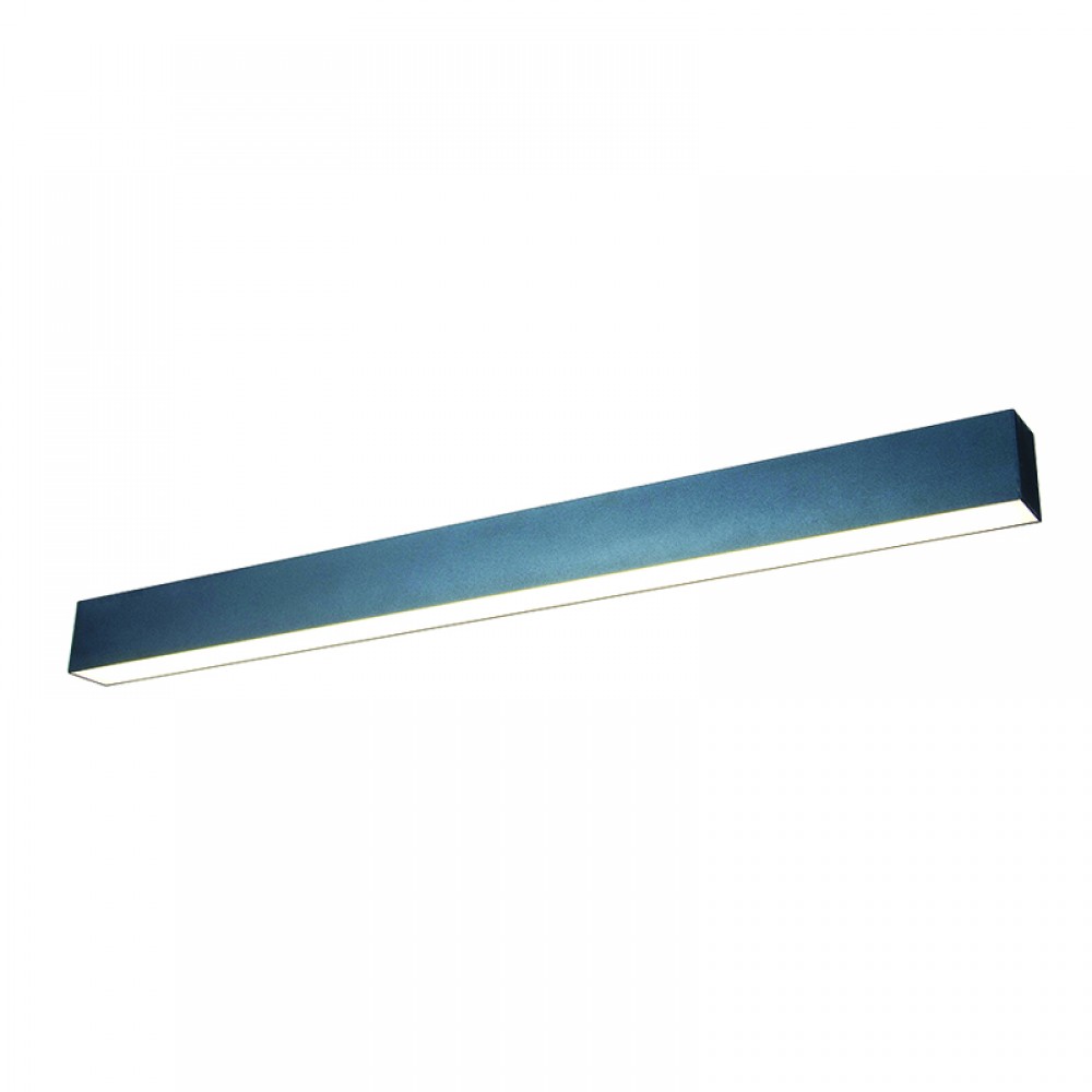 InLight Κρεμαστό φωτιστικό LED 50W 4000K από αλουμίνιο σε μαύρη απόχρωση D:180cm (6172-180-BL)