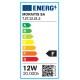 InLight E27 LED Filament G95 12watt Φυσικό Λευκό (7.27.12.21.2)