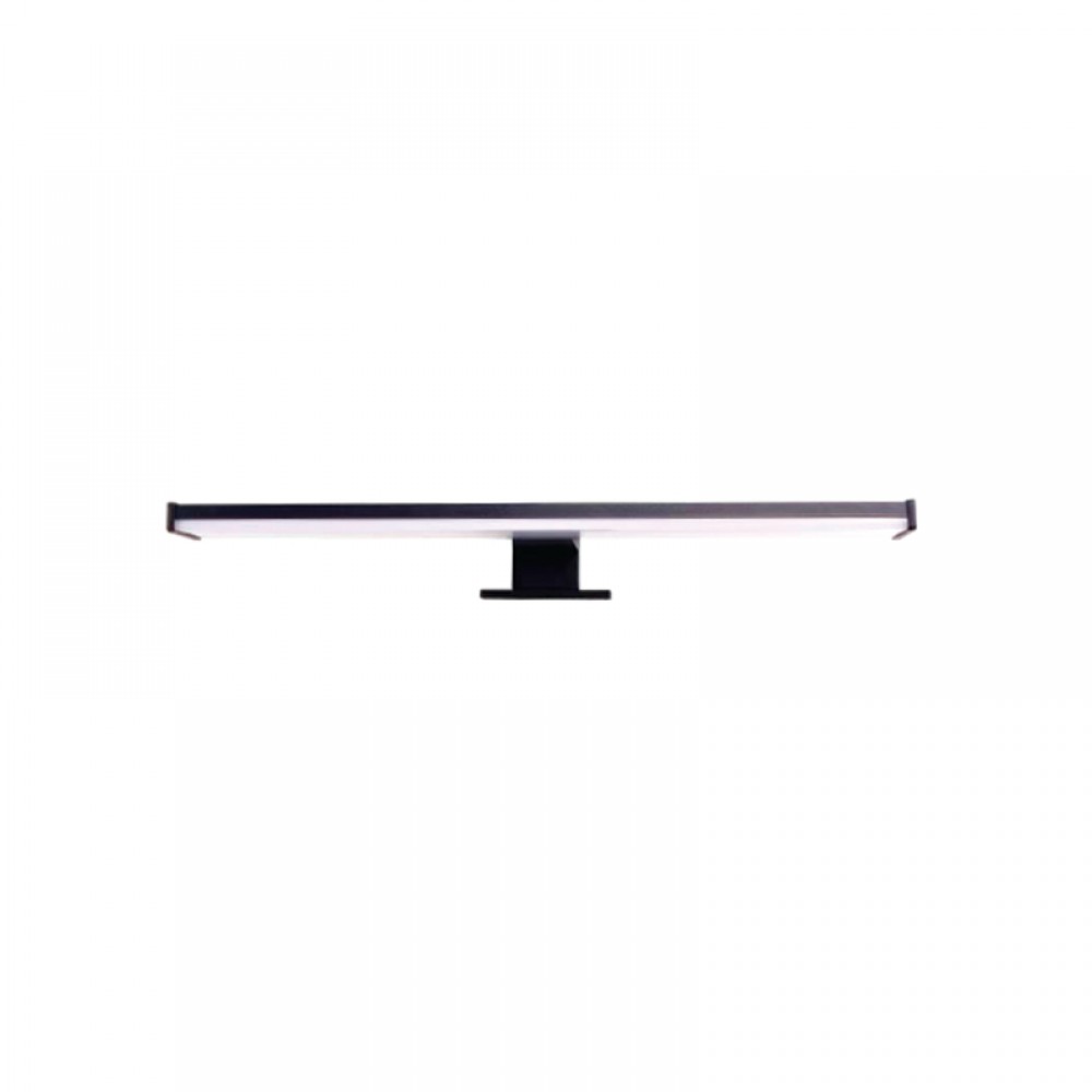 InLight Επιτοίχιο φωτιστικό LED 12W 4000K από πλαστικό σε μαύρη απόχρωση D:60cm (1047-Α)
