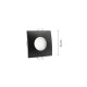 InLight Χωνευτό σποτ από μαύρο μέταλλο 1XGU10 IP44 D:8cm (Χ0009-BL)