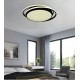 InLight Φωτιστικό Οροφής LED Μαύρο 30W – Πλαφονιέρα 4CCT (42172-Μαύρο)
