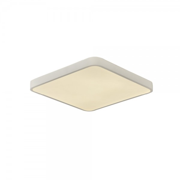 InLight Πλαφονιέρα οροφής LED 96W 3CCT (by switch on base) από λευκό μέταλλο και ακρυλικό D:50cm (42034-White)