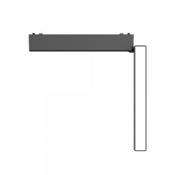 InLight Φωτιστικό LED 10W 3000K για Ultra-Thin μαγνητική ράγα σε μαύρη απόχρωση D:23cmX8cm (T03401-BL)