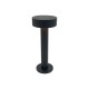 Inlight Rechargeable LED 2W 3CCT Touch Table Lamp Black D:22x9cm (3053-Black)