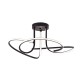 Inlight Φωτιστικό οροφής LED 56W 3CCT (by switch on base)  (6096-Black)