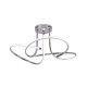 Inlight Φωτιστικό οροφής LED 56W 3CCT (by switch on base) (6096-Chrome)