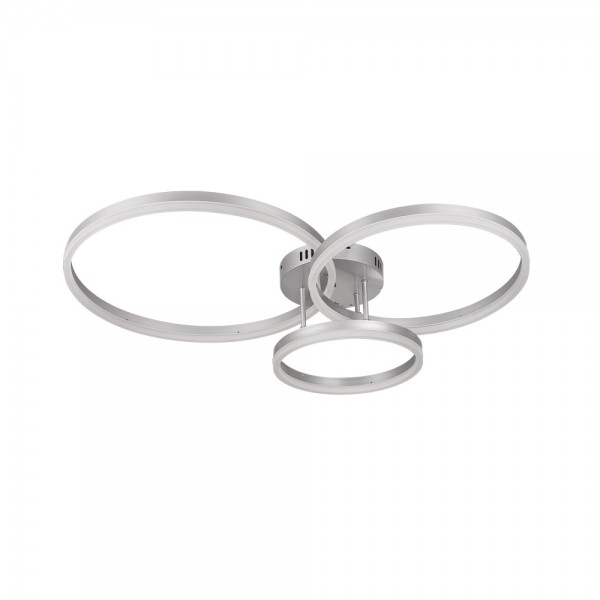 Inlight Φωτιστικό  οροφής LED 75W 3CCT (by switch on base) D:80cm (6094-A-Silver)