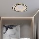Inlight Πλαφονιέρα οροφής LED 38W 3CCT σε μαύρη απόχρωση D:50x12cm (42037-Black)