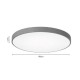 InLight Πλαφονιέρα οροφής LED 20W 3CCT (by switch on base) από λευκό μέταλλο και ακρυλικό D:30cm (42035-D-White)