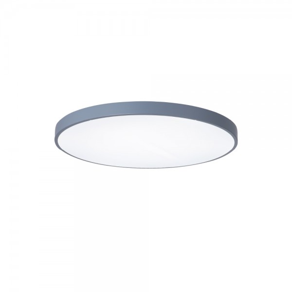 InLight Πλαφονιέρα οροφής LED 20W 3CCT (by switch on base) από γκρι μέταλλο και ακρυλικό D:30cm (42035-D-Gray)