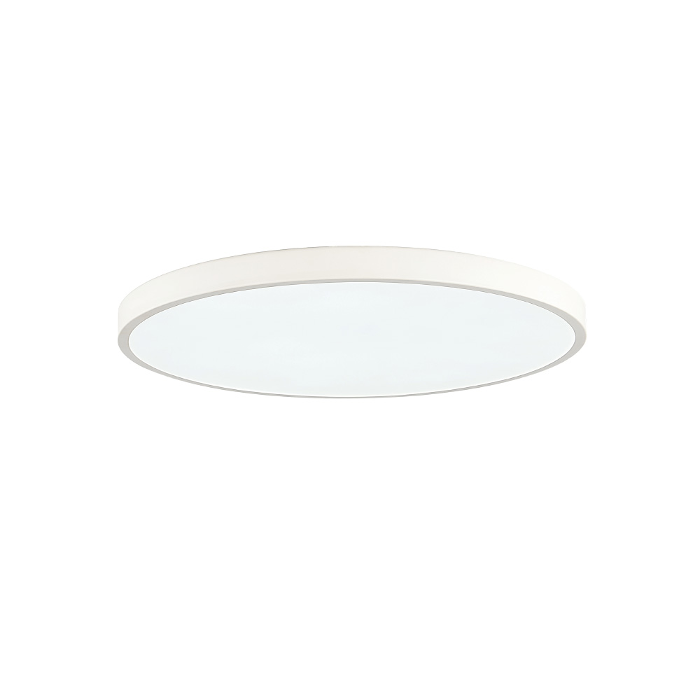 InLight Πλαφονιέρα οροφής LED 20W 3CCT (by switch on base) από λευκό μέταλλο και ακρυλικό D:30cm (42035-D-White)