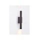Inlight Επιτοίχιο φωτιστικό LED 2*5W 3000K σε μαύρη απόχρωση απο αλουμίνιο D:30x6cm (43061-Black)