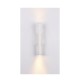 Inlight Επιτοίχιο φωτιστικό LED 2*5W 3000K σε λευκή απόχρωση απο αλουμίνιο D:30x6cm (43061-White)