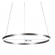Inlight Κρεμαστό φωτιστικό LED 36W 3CCT (by switch on base) D:80cm (6095-AB-Silver)