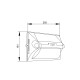 it-Lighting Teal LED 10W Solar Outdoor Wall Lamp Black D:255 x 181mm (80207111S)