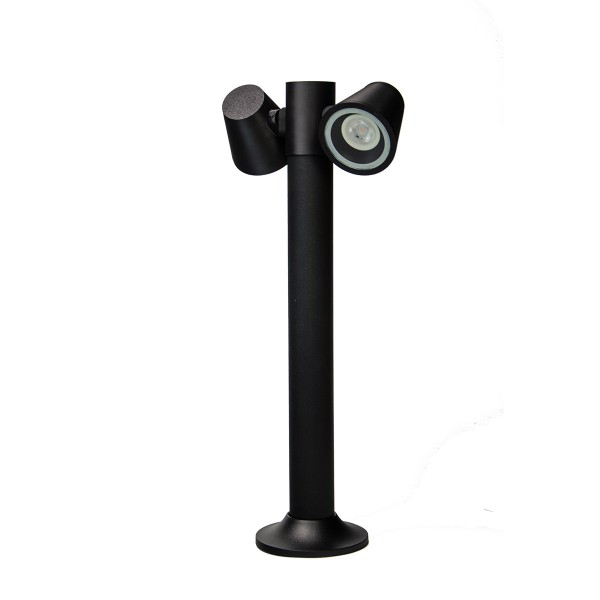 it-Lighting Shasta 2xGU10 Outdoor Pole Light Black D:150x305x600mm (80400814)