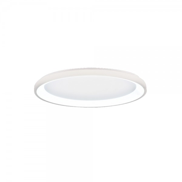 Inlight Πλαφονιέρα οροφής LED 28W 3CCT από λευκό μέταλλο και ακρυλικό D:60x5cm (42044-B-White)