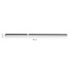 Inlight Γραμμικό φωτιστικό LED 18W 3000K για μαγνητική Mini ράγα σε μαύρη απόχρωση D:90cmx1,6cm (TMM0061-Black)
