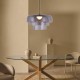 Inlight Κρεμαστό Φωτιστικό LED 12W 3000Κ απο φιμέ γυαλί D:42x23cm (4068-Smoky)