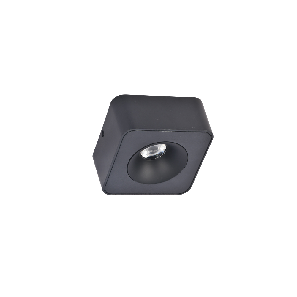 Inlight Downlight Mounted σποτ 8W 3CCT σε μαύρη απόχρωση (X00260B)