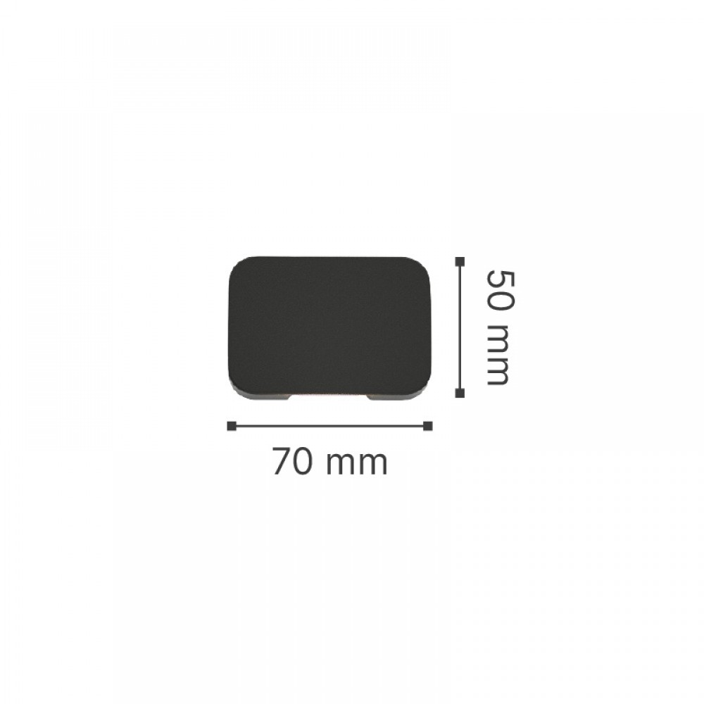 it-Lighting Silver LED 1W 3000K Outdoor Wall Lamp Anthracite D:5cmx7cm (80202440)