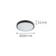 it-Lighting Torch LED 18W 3CCT Outdoor Ceiling Light Grey D:28cmx5,3cm (80300330)