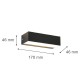 it-Lighting Martin LED 9W 3CCT Outdoor Up-Down Wall Lamp White D:17cmx4.6cm (80200820)