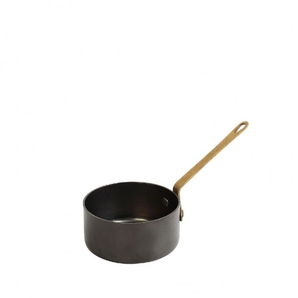 SNOW BLACK ΚΑΤΣΑΡΟΛΑΚΙ ΜΕ ΜΟΝΗ ΛΑΒΗ 3-PLY SS18/10-SS18/0 160ML D: 7,7 H: 4CM