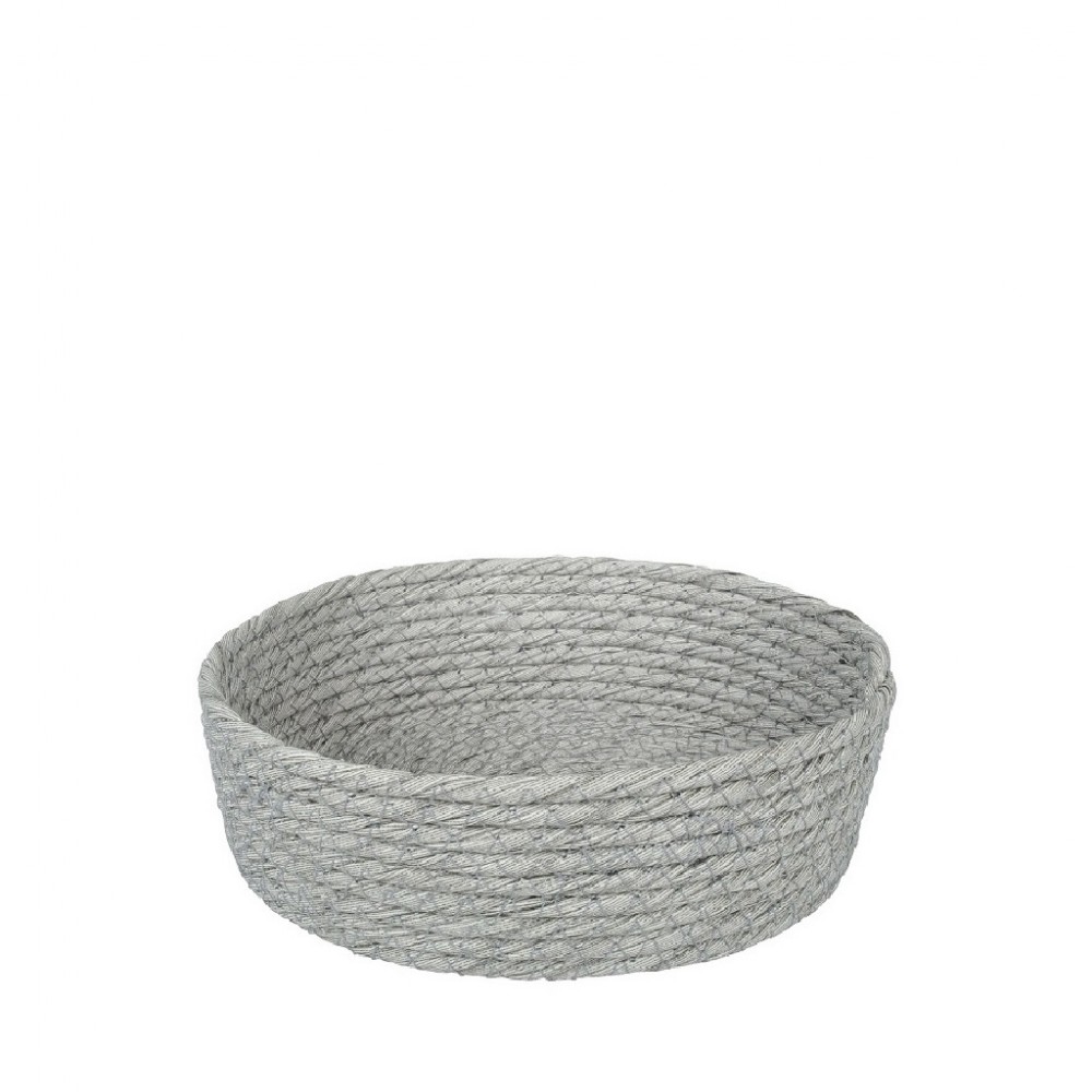 ΚΑΛΑΘΙ SYNTH. RATTAN ΣΤΡΟΓΓ. ΓΚΡΙ 20X6EK.